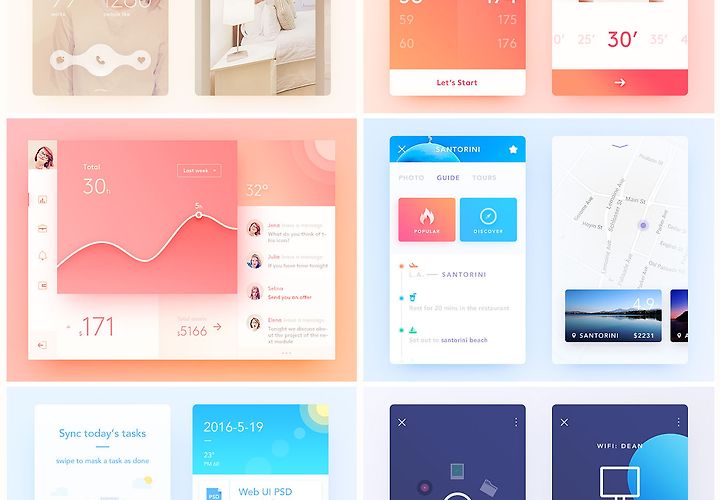 Multi Purpose Free Inspirational Ui Elements 1