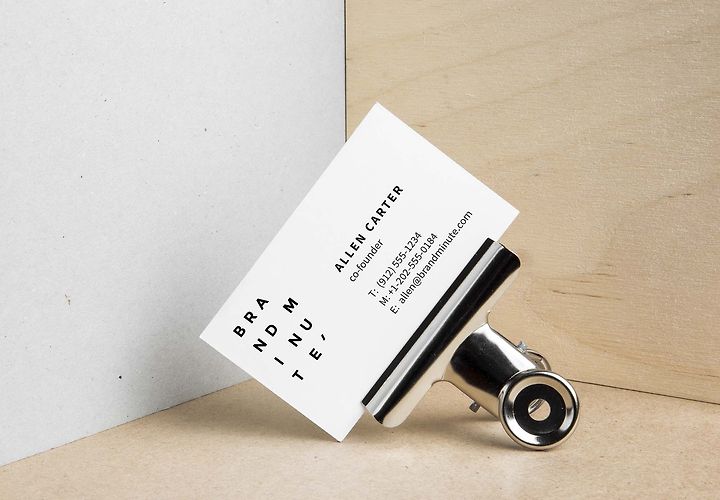 Photorealistic Business Card Mockup Psd 1