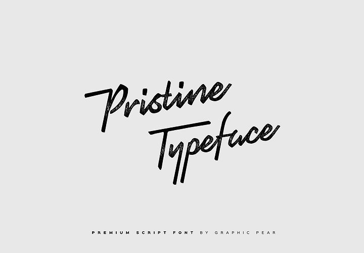 Pristine Free Script Typeface 1