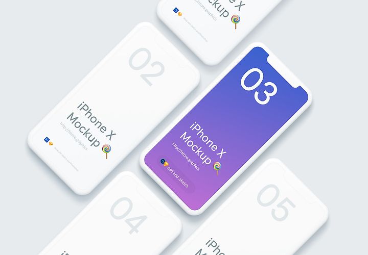 Simple Iphone X Mockup 1