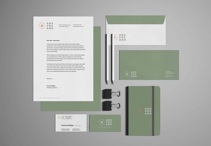 Stationery Branding Mockup Psd 1