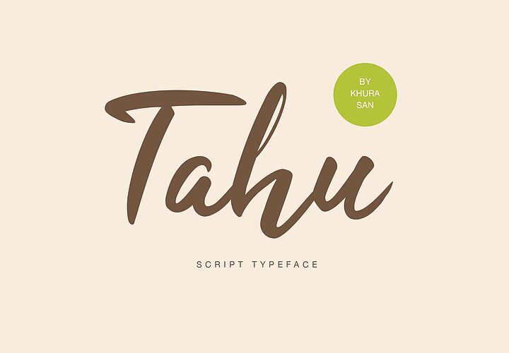 Tahu Free Script Font 1