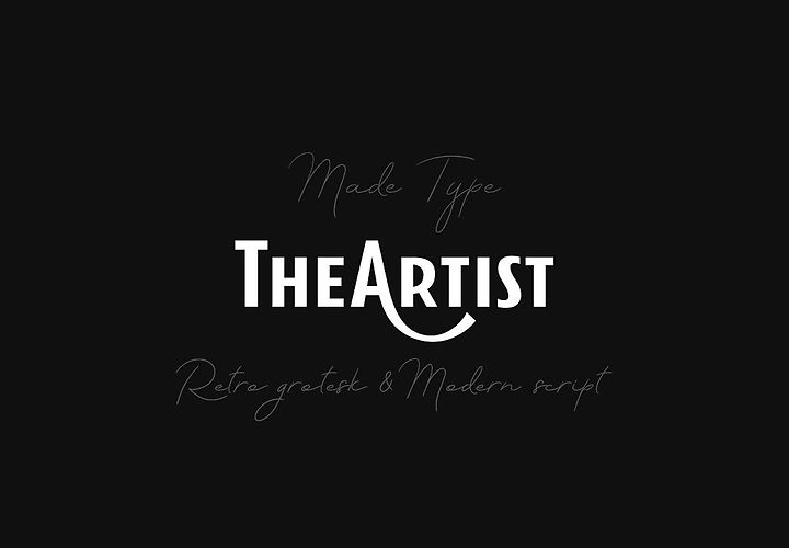 The Artist Free Duo Font 1