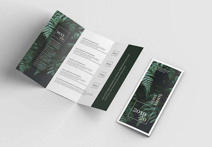 Us Letter Tri Fold Brochure Mockup Psd 1