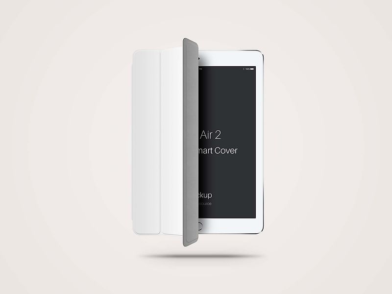 Free IPad Air With Cover Mockup (PSD)